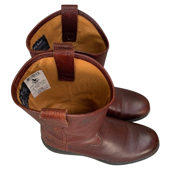 Georgia Boots Men's Brown Leather Wellington 11” G5384 - Picture 3 of 13